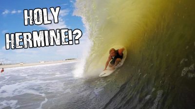 Surfing Tropical Storm Hermine